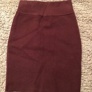 BNWT Maroon Express pencil skirt